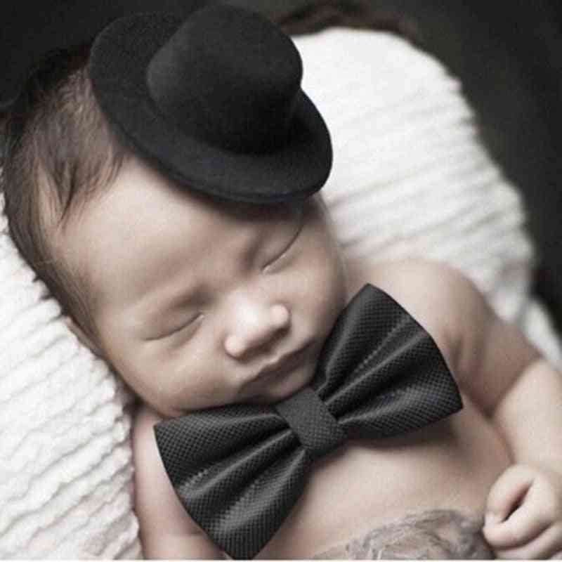 Baby Photography Props- Hat And Tie Set For Infant