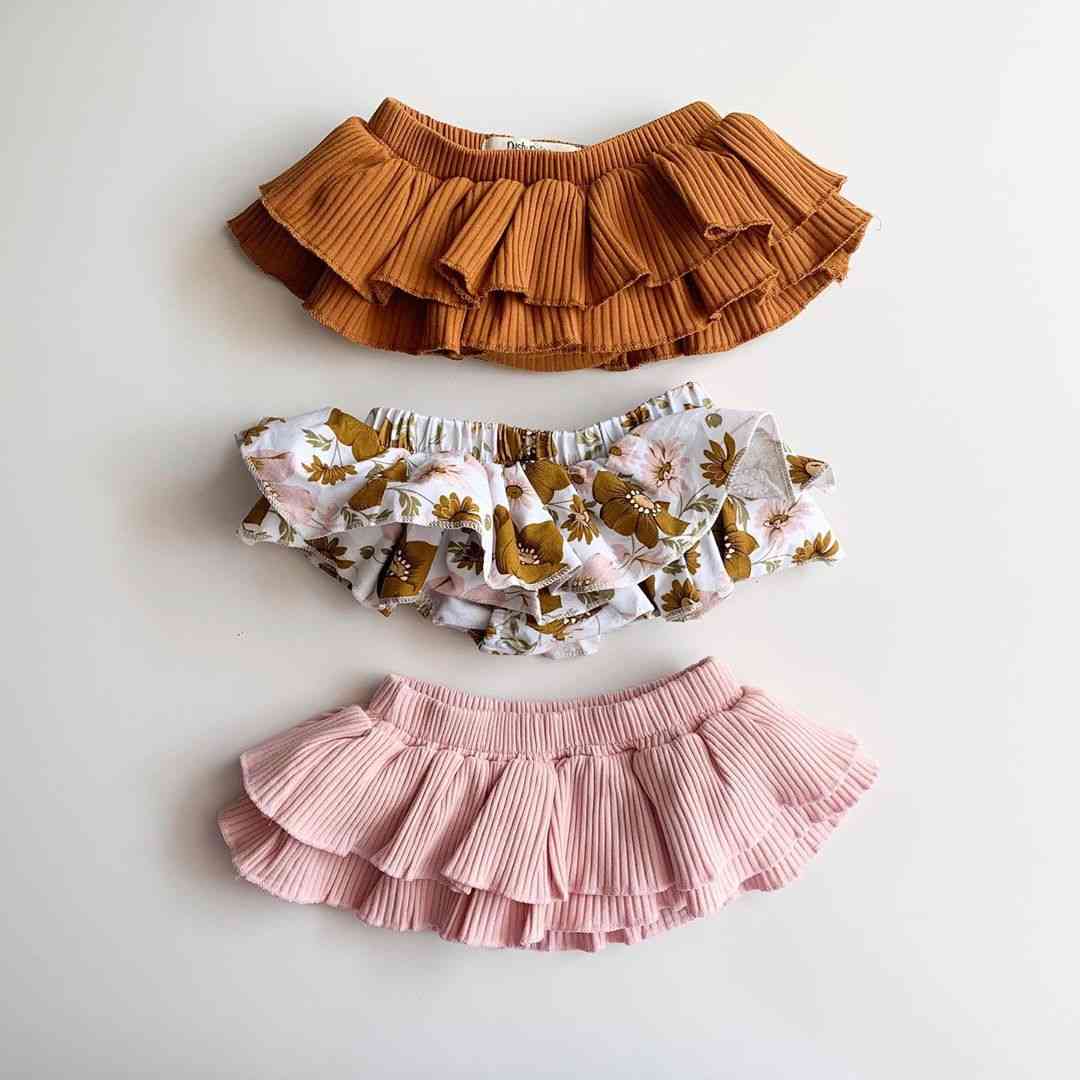 Neugeborene Baby Mädchen Jungen Shorts Blumen / Solid Print elastische Taille kausal