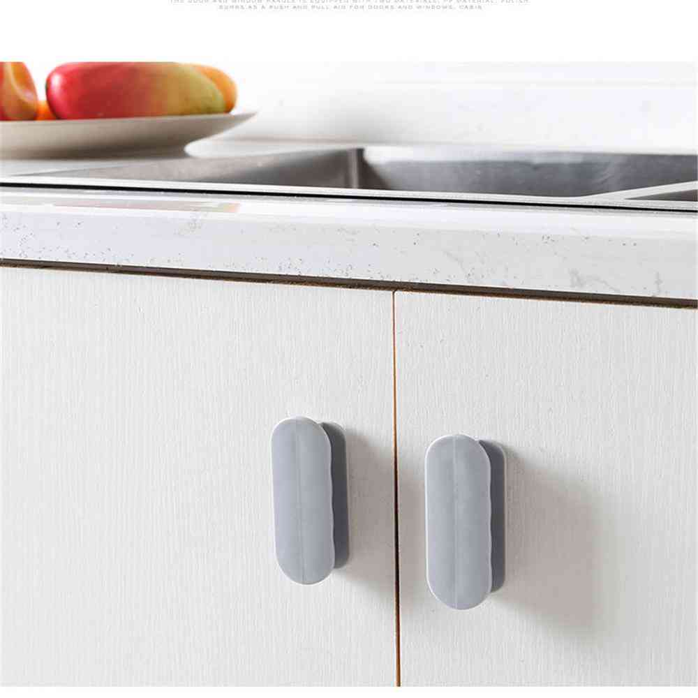 Unique Design, Sticky Auxiliary Handles For Interior Glass Doors/window/cabinet/drawer
