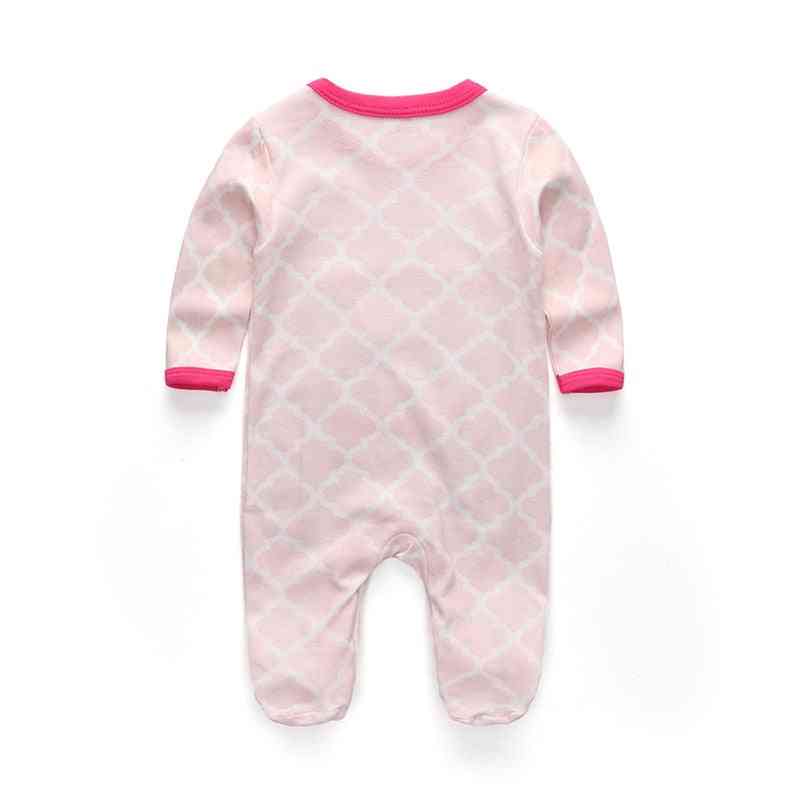 Pasgeboren baby nachtkleding meisjes dwarsliggers baby pyjama met lange mouwen kleding