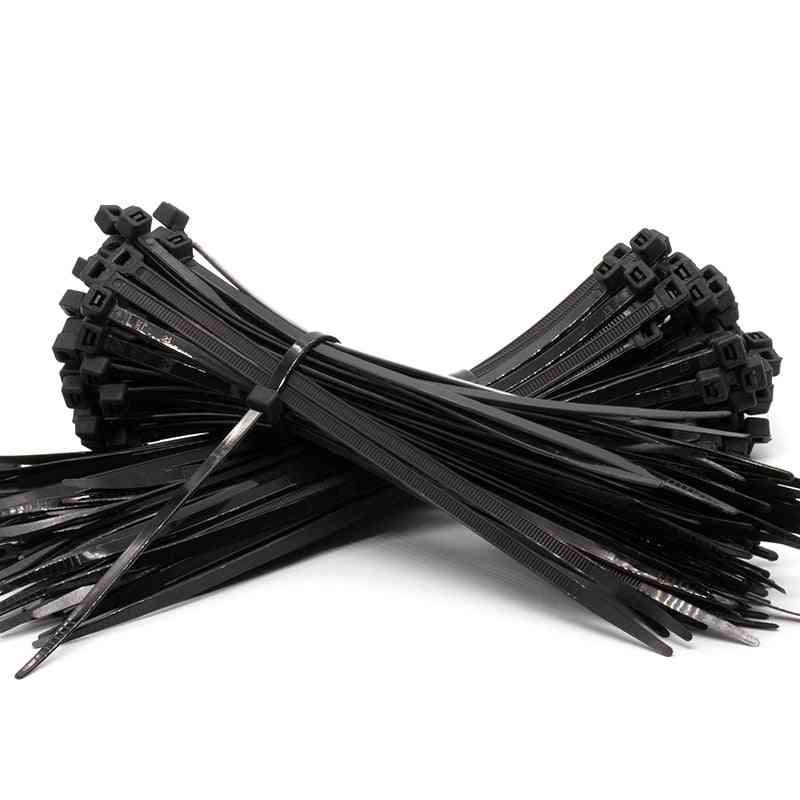100 sztuk samozaciskowego nylonowego paska mocującego kabel