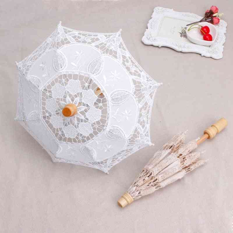 Newborn Baby Photography Props Lace Umbrella Infant Studio Shooting Shower