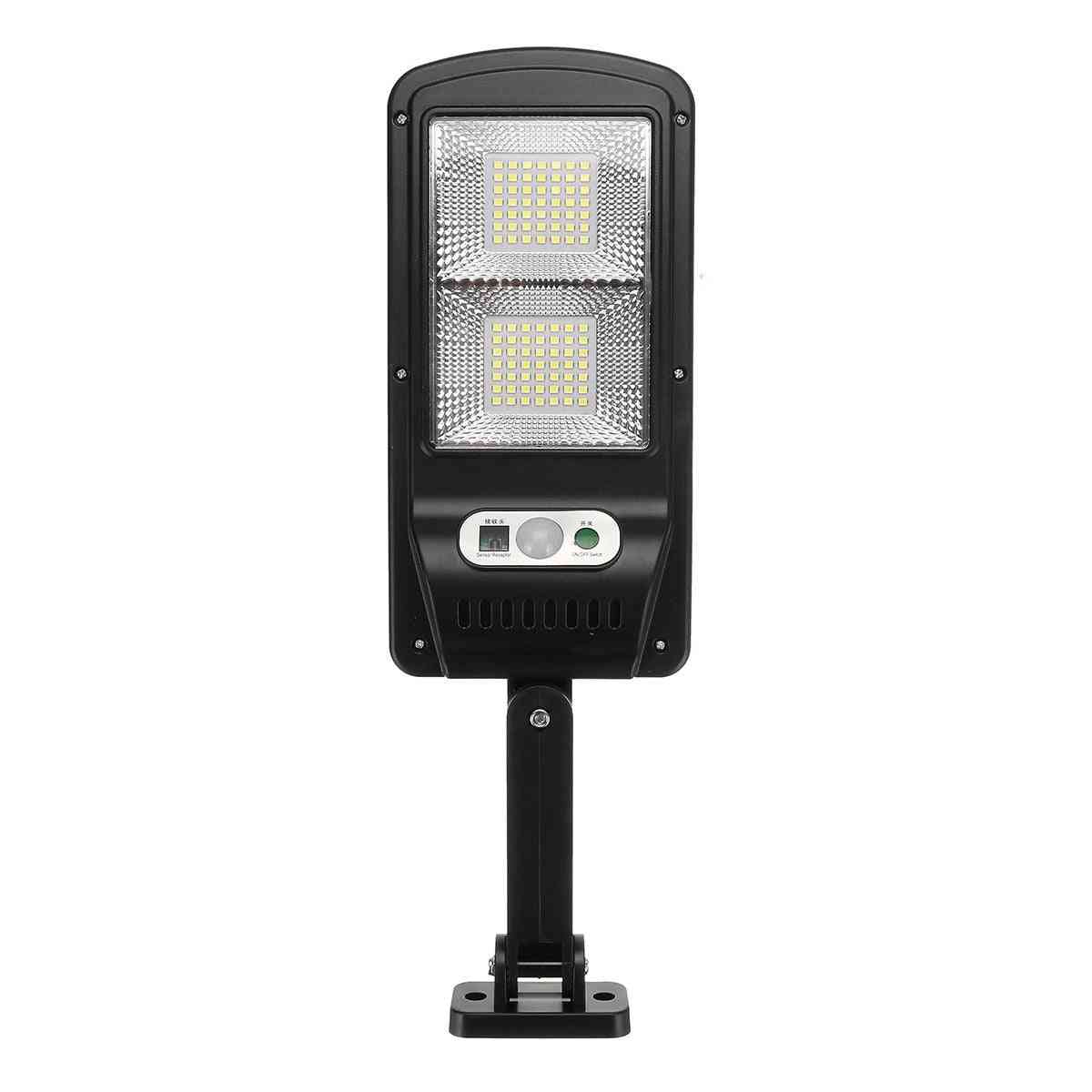 LED Solar Street Lights 128 cob Oświetlenie zewnętrzne oświetlenie kinkiet, wodoodporny czujnik ruchu pir inteligentne sterowanie