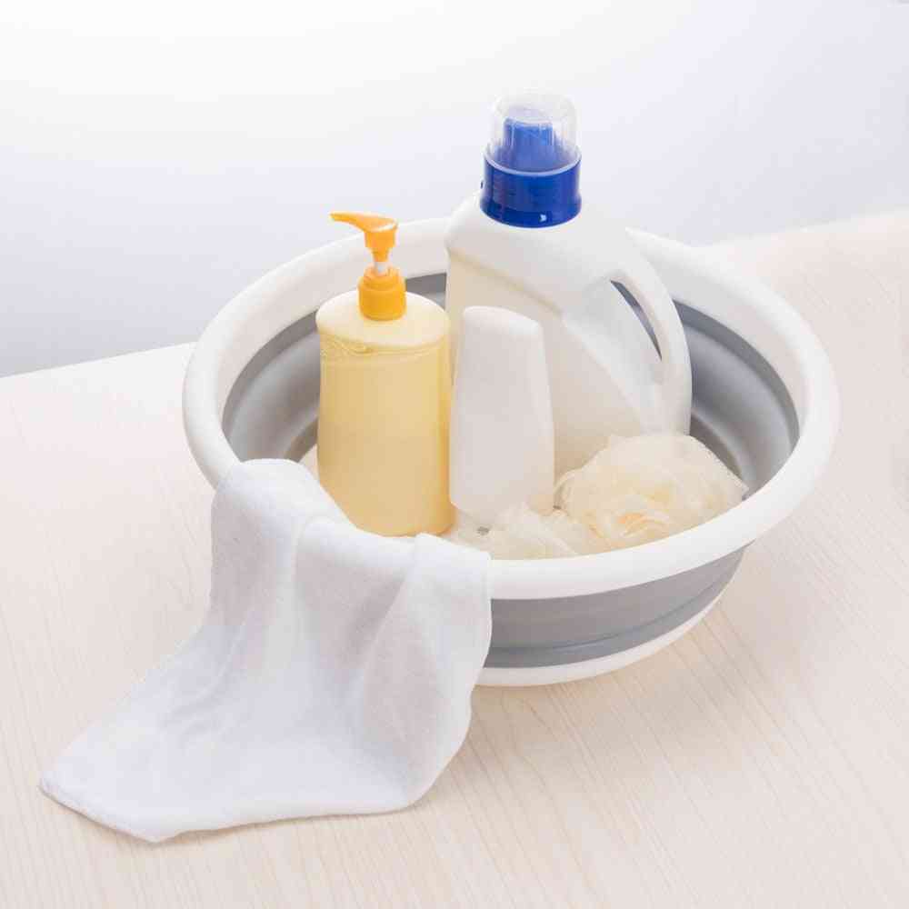 Wash Bucket, Creative Plastic Foldable Portable  Washing  Tool