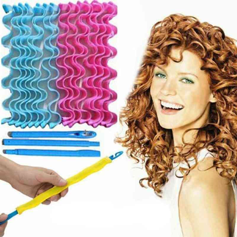 Brand new style water wave magic curlers formers wykorzystuje spiralne narzędzie fryzjerskie (multi) -