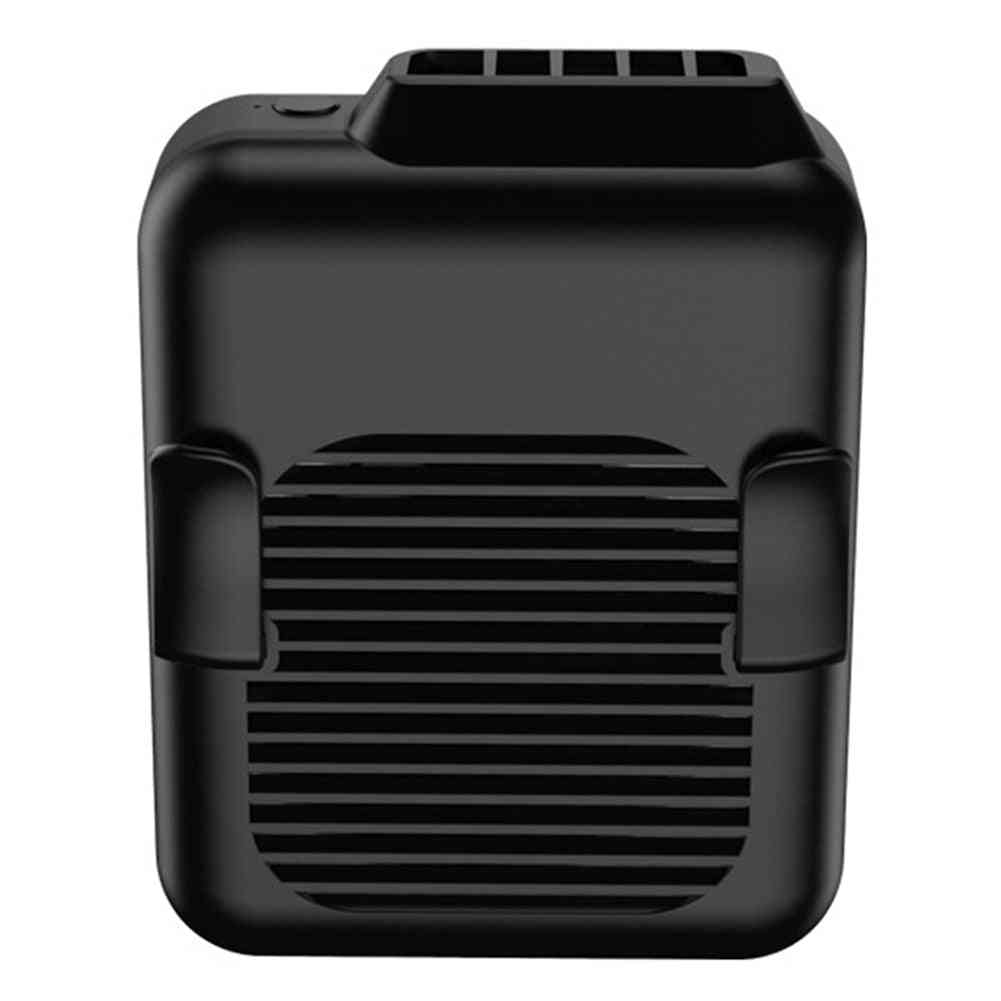 Draagbare mini 3 versnellingen koelventilator met usb-kabel - zwart g20 4000mah