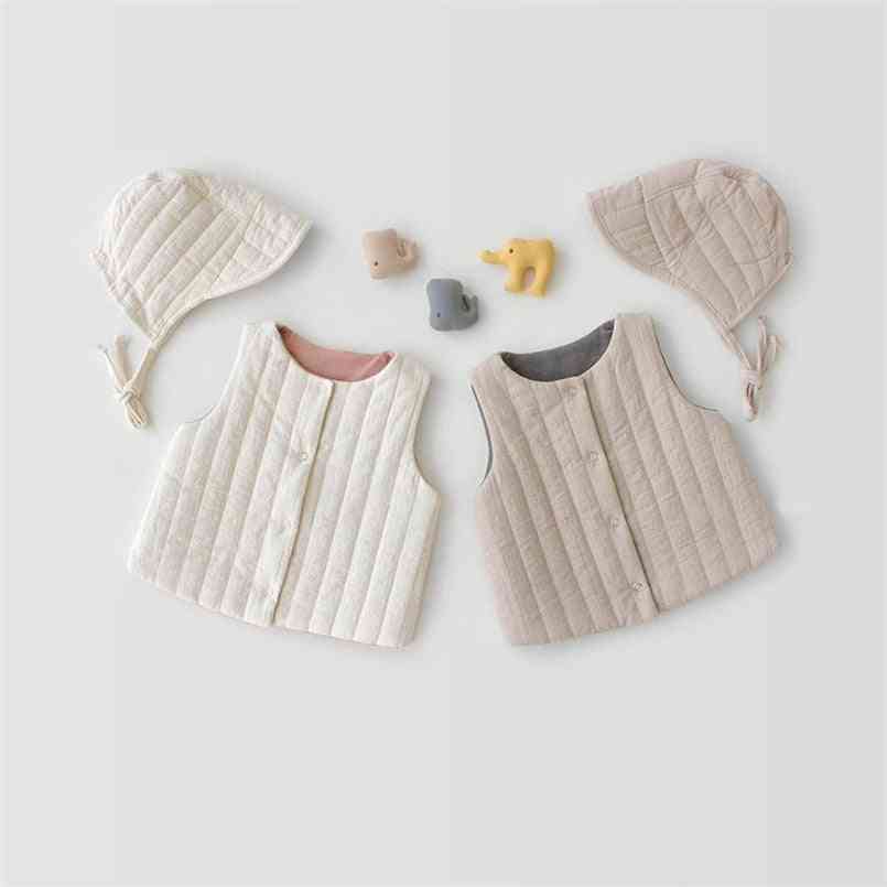 0-24 מיילוד תינוקות בני יילוד אפוד חורף סתיו חזייה לתינוקות מעילי מעילי בגדי מעיל חולצות חמות להאריך ימים יותר - לבן / 3 m