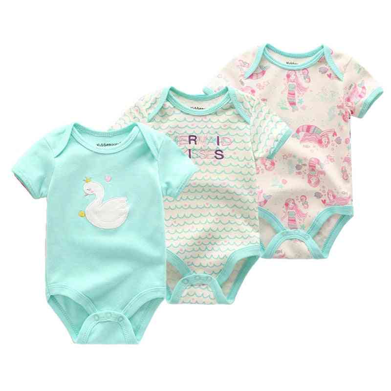 Roupa bebê menina unicórnio unissex 0-12m, roupa bebê menino roupas mangas curtas