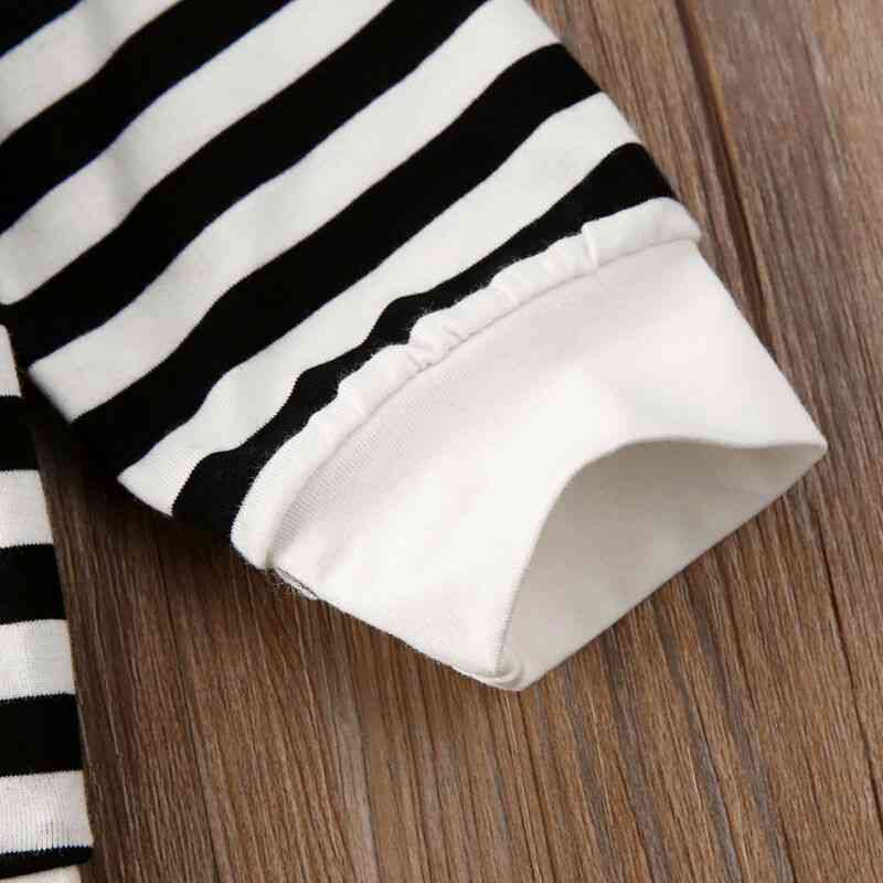 Striped Pattern, Pullover Sweatshirt-winter Clothing