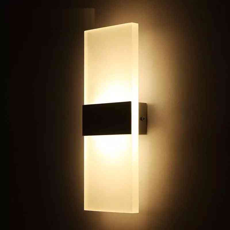 Led Wall Light, Ac110v/220v Indoor Lighting Bedroom Bedside Lamp