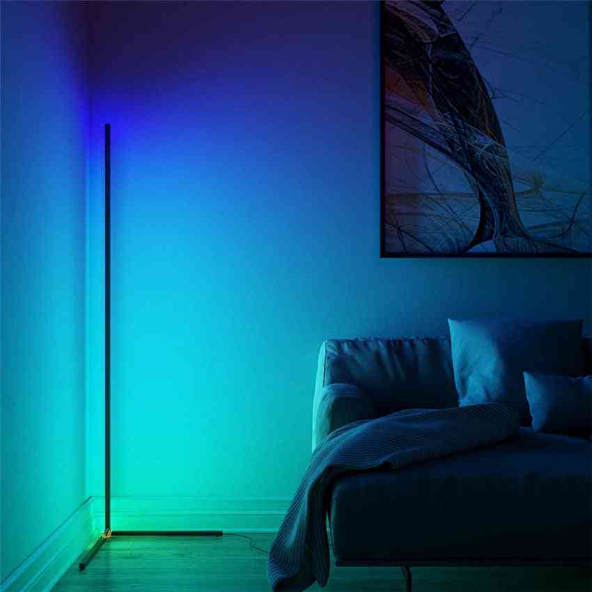 Nordic Remote Control Colorful Led, Floor Lamp
