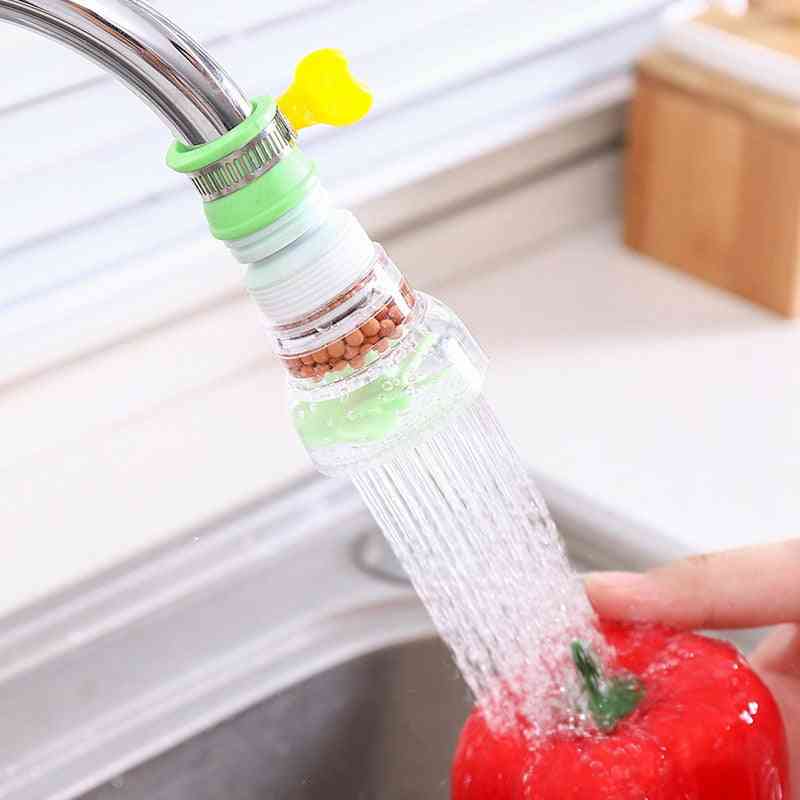 360 Adjustable Flexible Faucet, Water Saving Sprayer Filter Diffuser