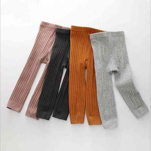 Pantaloni cu jambiere stretch pentru fete, pantaloni pentru tricotat pentru copii