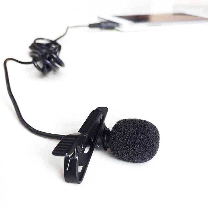 Mini Clip-on Lapel Lavalier Microphone