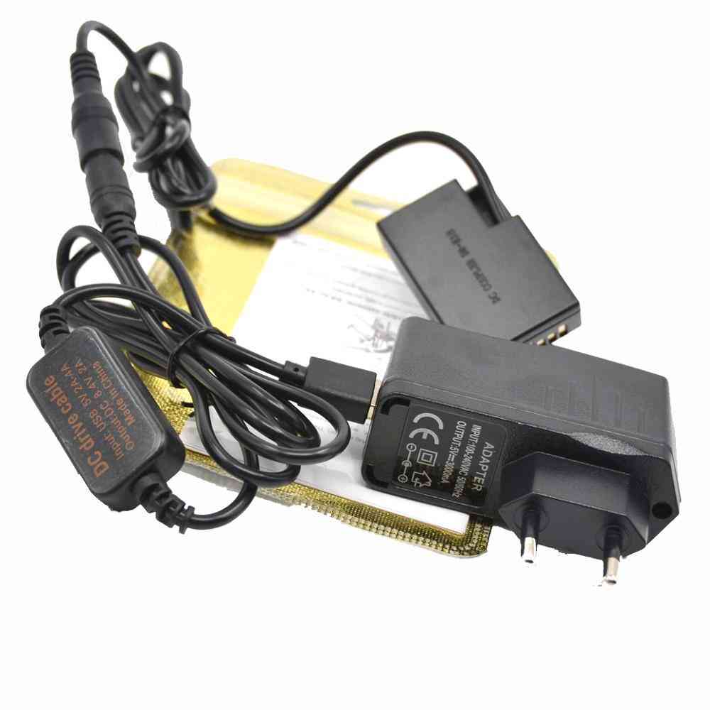 Usb Cable Ack-e18+dr-e18 Lp-e17 Dummy Battery+5v 3a Charger