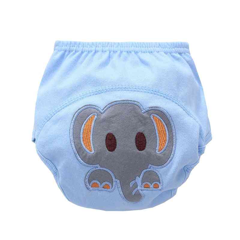 Cotton Cartoon Training Pants - Reusable Diaper / Underpants For Infant