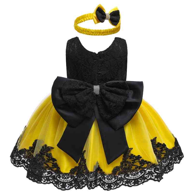 1pcs Infant Newborn Baby Bow Princess Dress For Christmas, Birthday Party