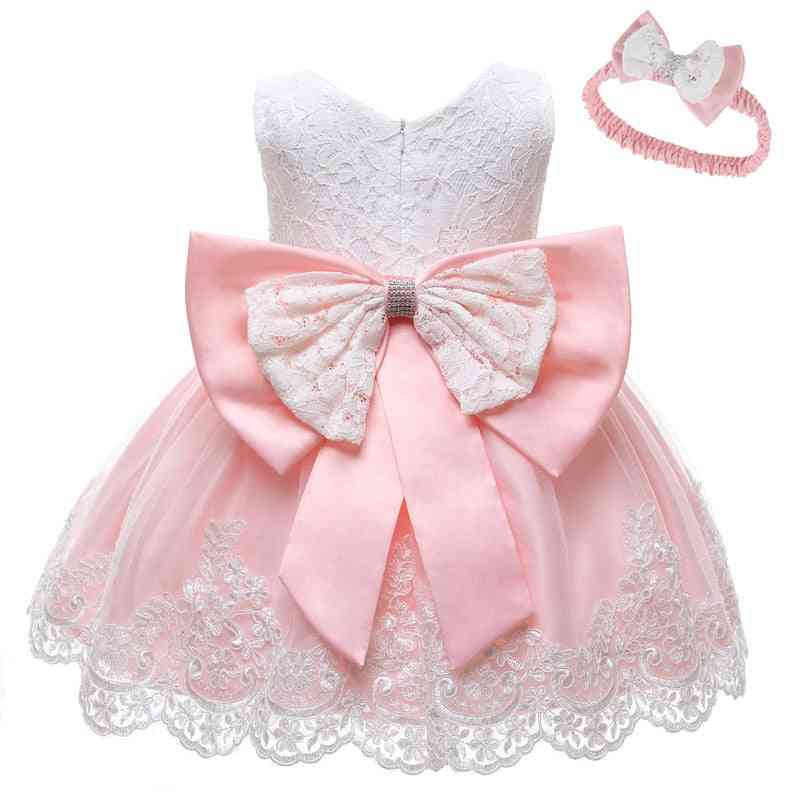 1pcs Infant Newborn Baby Bow Princess Dress For Christmas, Birthday Party