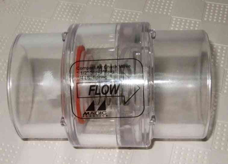 Čistý zpětný ventil vířivky vířivky vířivky, pružina 1/4 lb