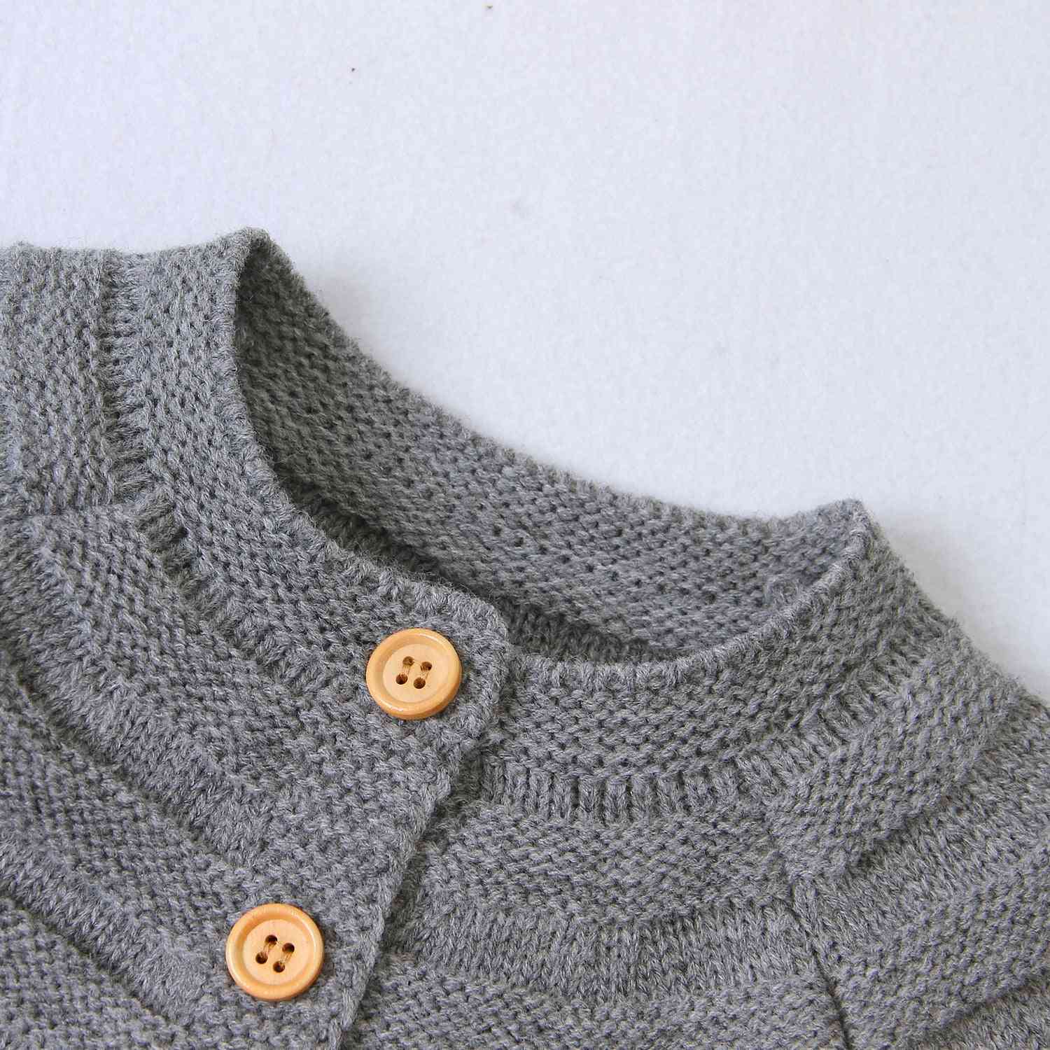 Jesienno-zimowe swetry dziecięce - chłopięce sweter / kurtka solidna bawełniana