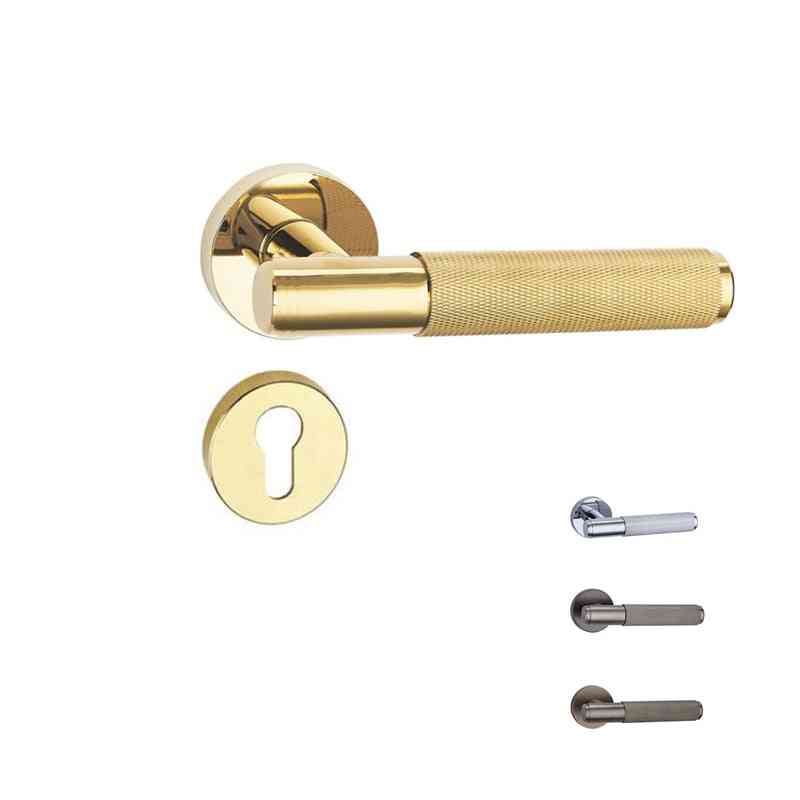 Set Of Handles And Mute Lock For Interior Doors