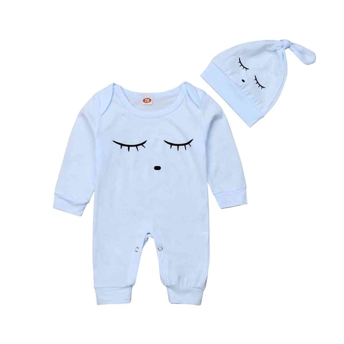 Newborn, Boy Outfit, Long Sleeve Romper Jumpsuit - Spring Fashion
