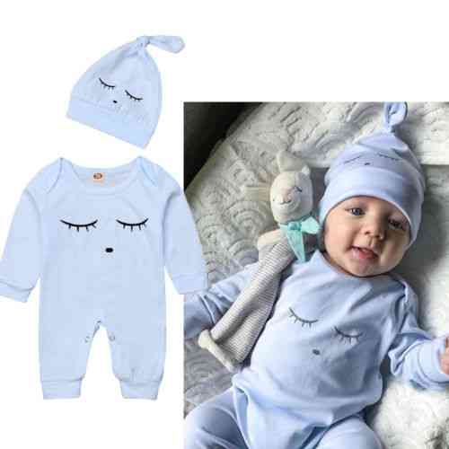 Newborn, Boy Outfit, Long Sleeve Romper Jumpsuit - Spring Fashion