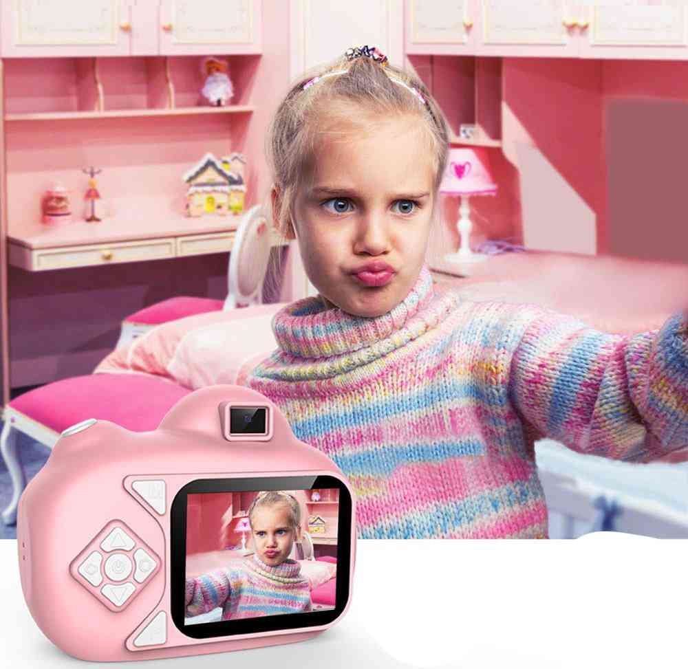 Dětská kamera dc c-5v / 1a - 16 GB / 32 GB SD karta, 2,4 palce IPS