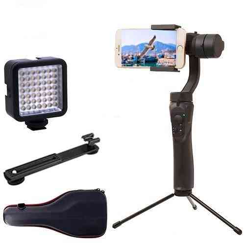 3-axis Handheld Gimbal Stabilizer For Smartphone ,iphone With Vertical And Lateral Angel Shooting