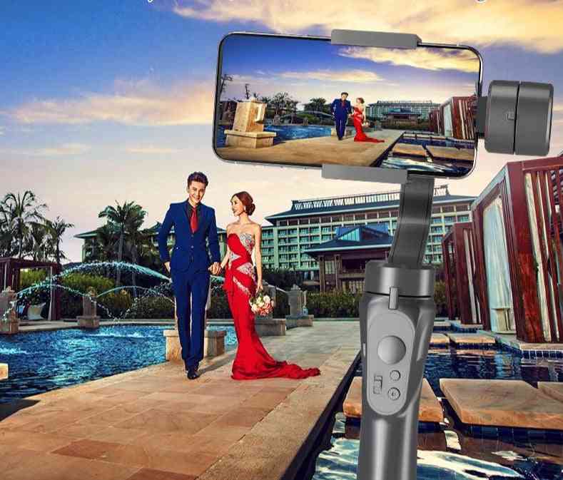 3-axis Handheld Gimbal Stabilizer For Smartphone ,iphone With Vertical And Lateral Angel Shooting