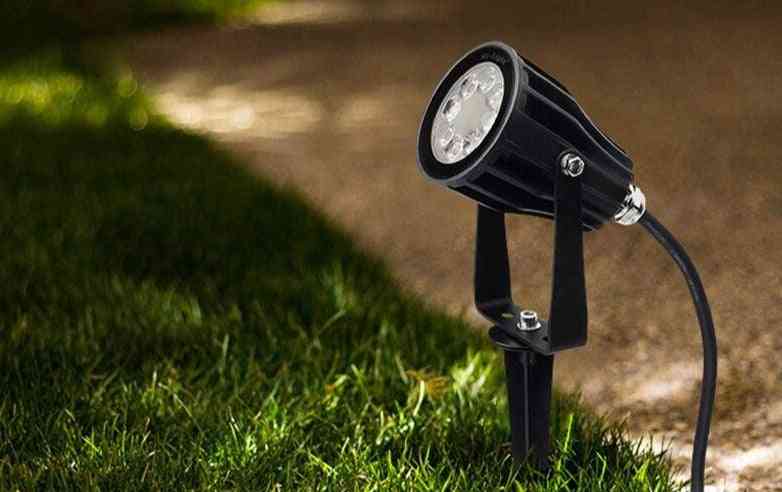 6W 9W 15W RGB + CCT LED gräsmatta IP65 vattentät 24V 110V 220V utomhus trädgårdsljus