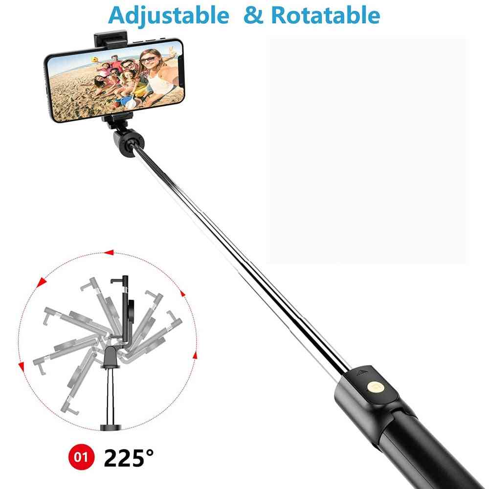 Stick wireless selfie bluetooth cu trepied -versiune bluetooth cu telecomandă
