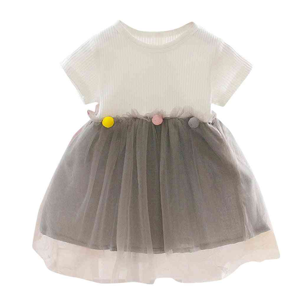 Patchwork Tulle Casual Clothes Princess Dresses