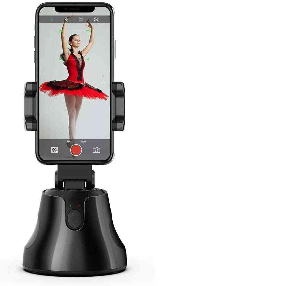 älykäs kannettava selfie-tikku, 360 °: n kierto, automaattinen kasvojen seurantakameran jalusta