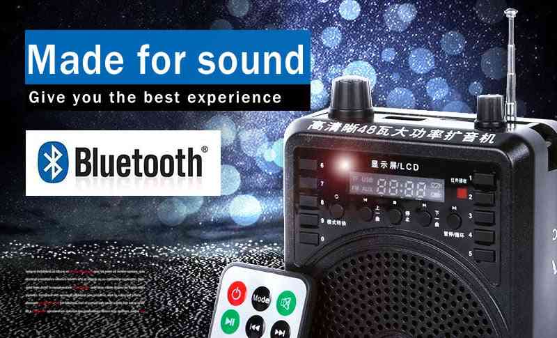 Bluetooth hordozható hangszóró hangerősítő, hangszóró