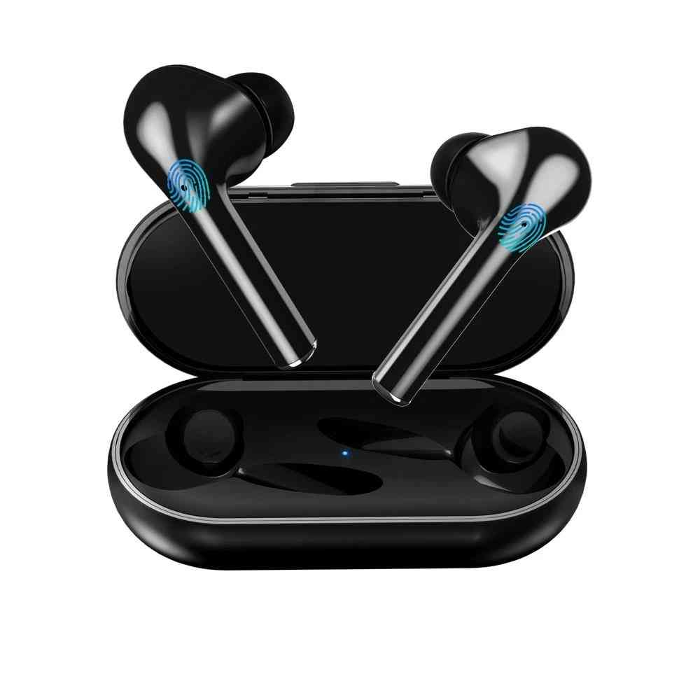Bluetooth V5.0 Touch Operate Headset, Tws True Wireless Dual Earbuds Bass Sound For Huawei Xiaomi Iphone/samsung/mobile Phone