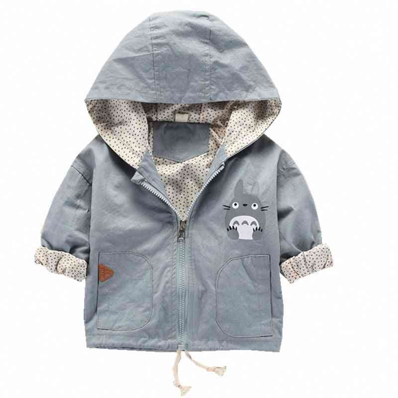 Autumn Baby Hooded Coat Jacket For Cartoon Long Sleeve Pattern Girl Clothes