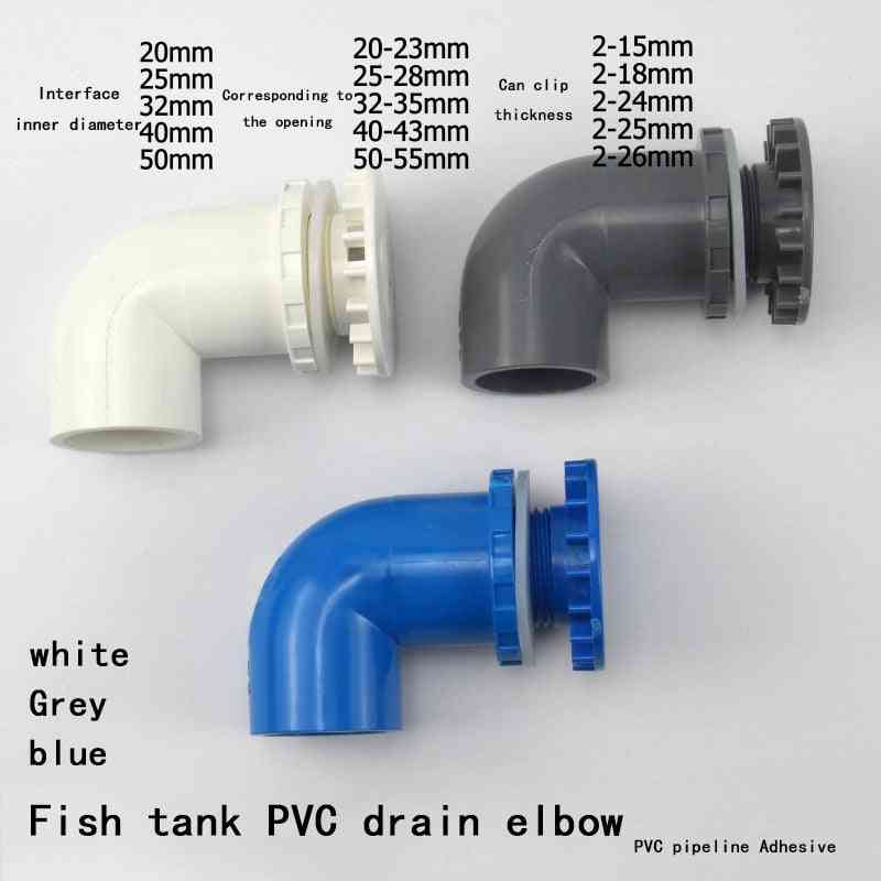 Fish Tank Drain Elbow, Water Pvc Pipe