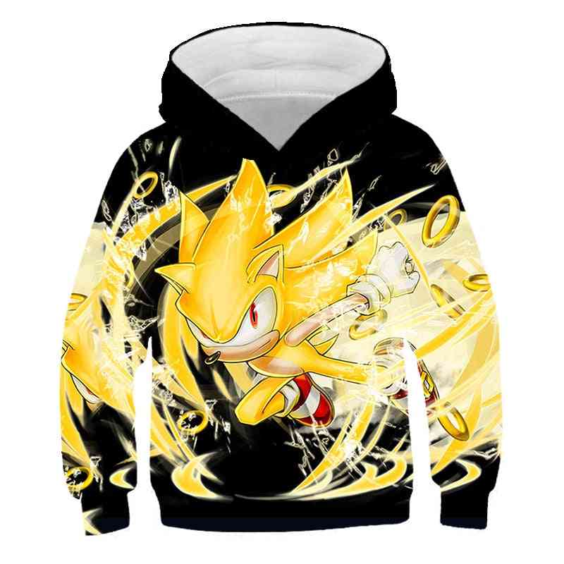 Sonic The Hedgehog Printed Sweatshirt For/girls