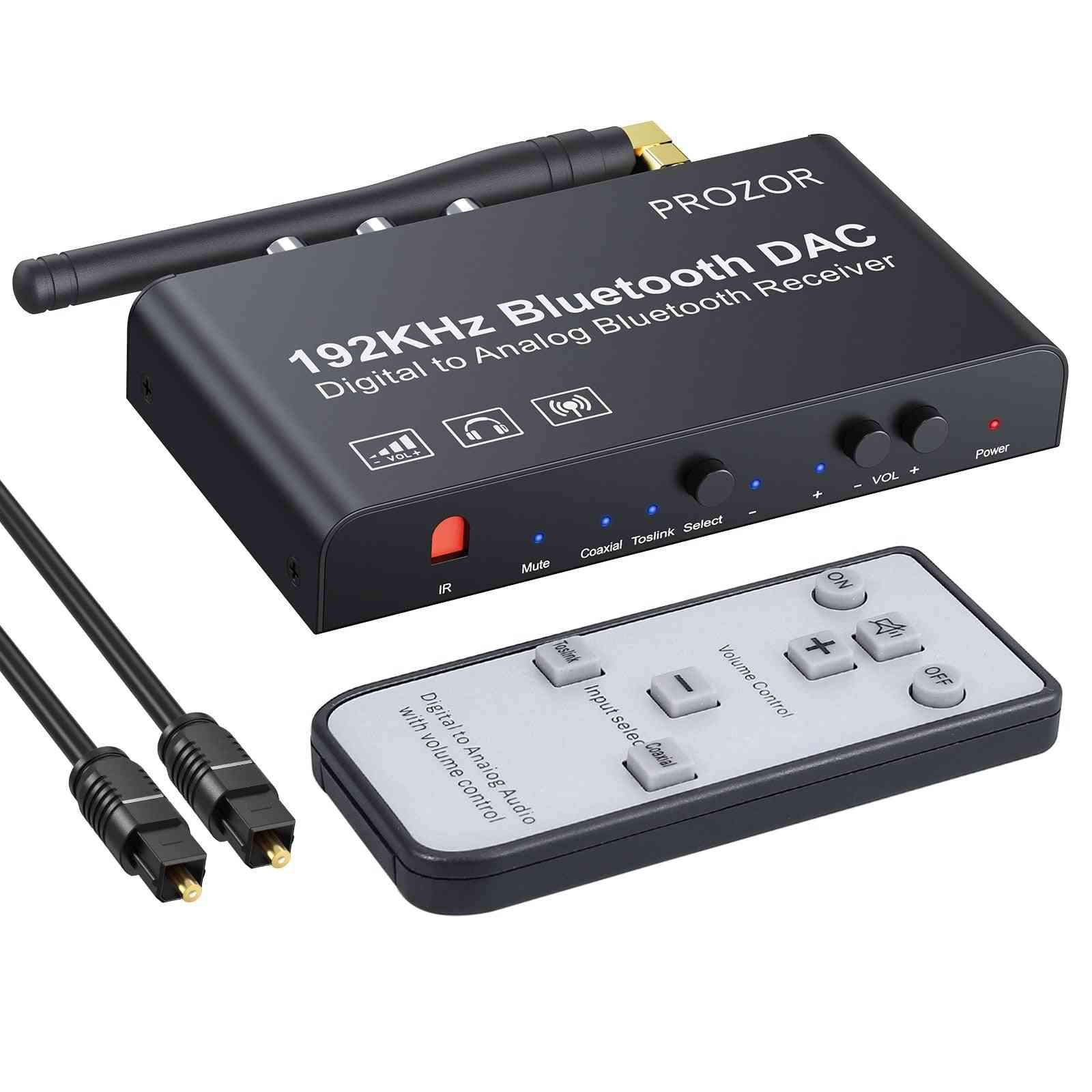 192khz Digital To Analog Converter With Remote Control-bluetooth Dac