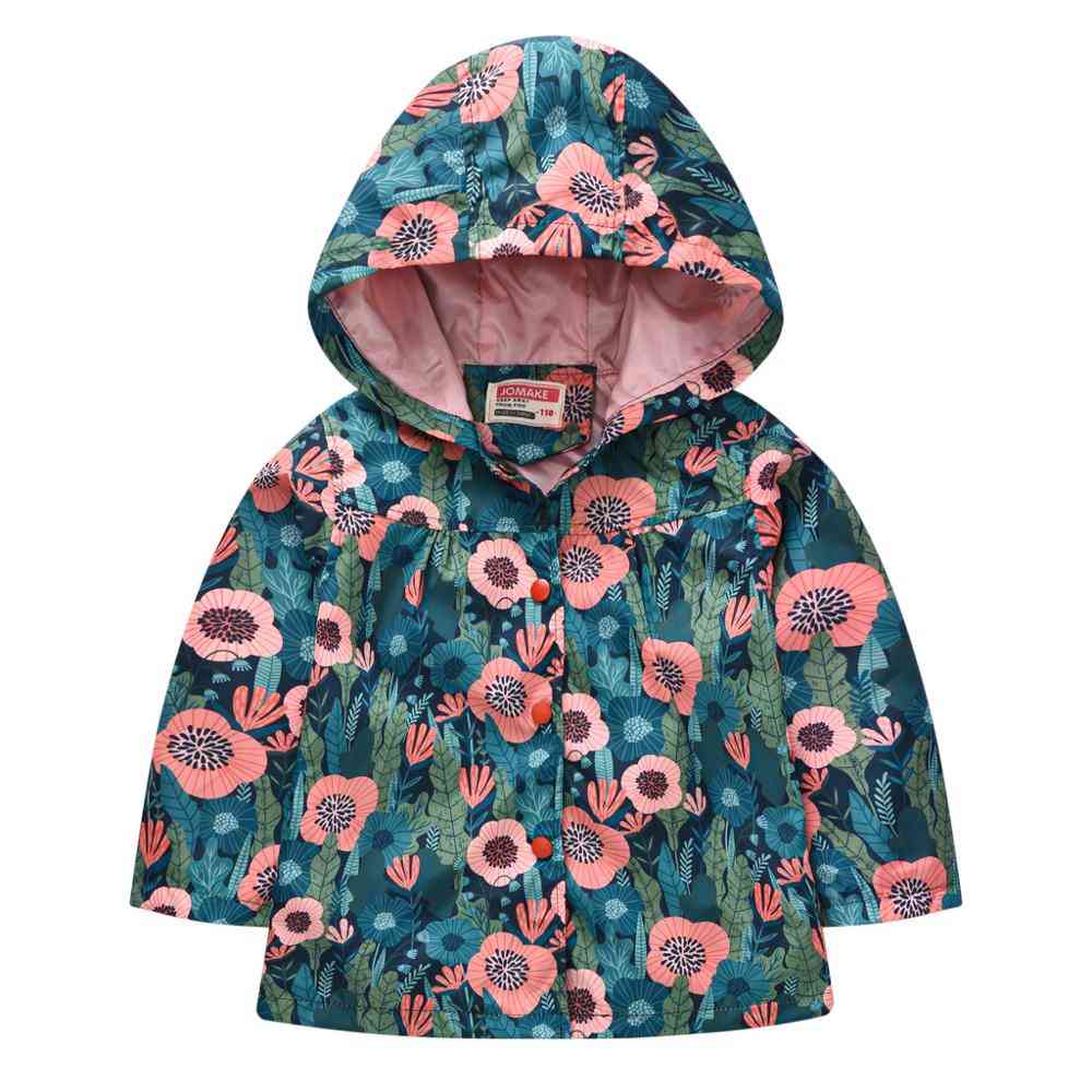 Autumn Waterproof Raincoat Coat For Girl,