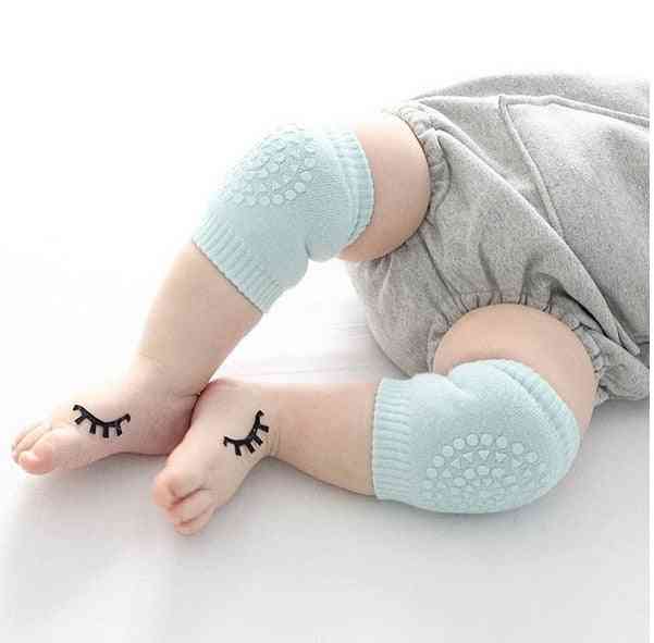 Novos aquecedores de perna de bebê rastejando meias de verão joelheira capa antiderrapante perna