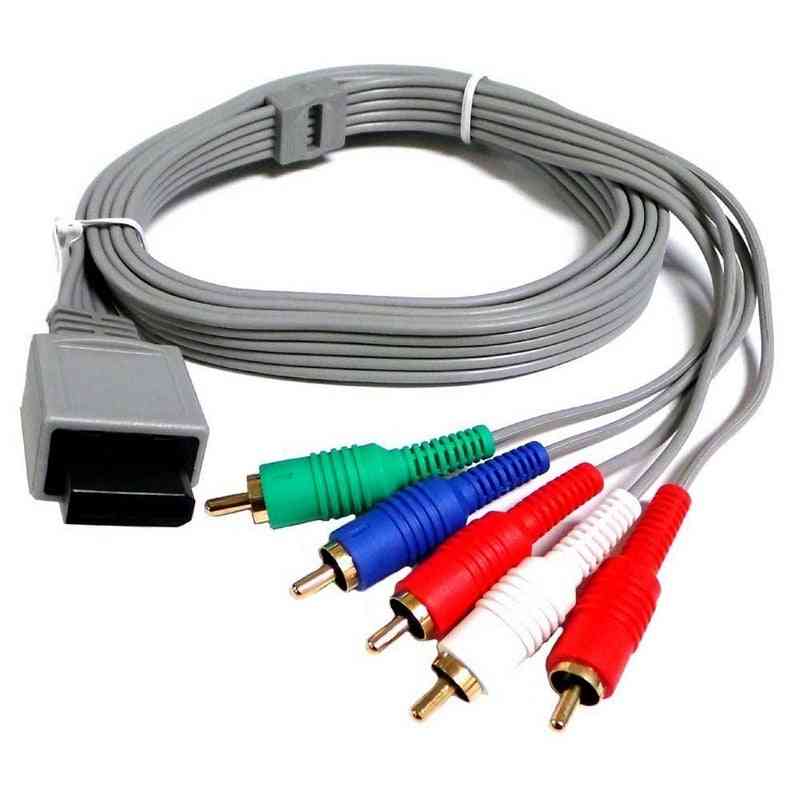 Hdtv Av Audio Adapter Cable For Wii Console