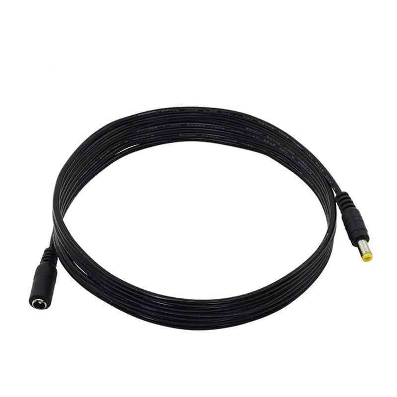 Cablu prelungitor de putere de 3 metri cu mufă (5,5 mm x 2,1 mm)
