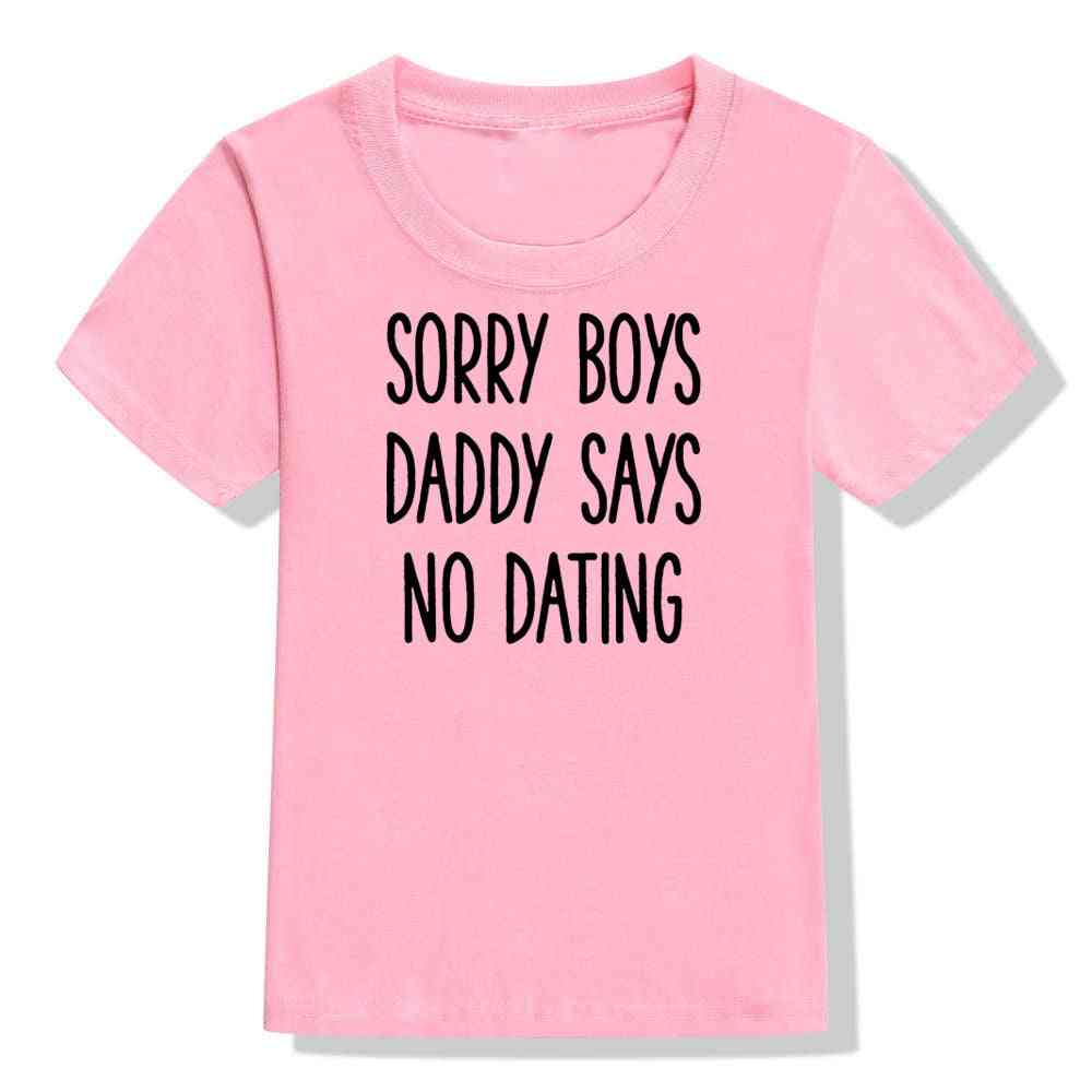 Kids Boy, T Shirt Letter Printed, Short Sleeve Casual Tees Top