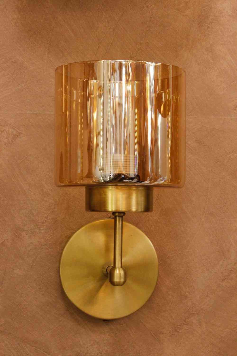 Vintage Antique Glass, Wall Rope Sconce Lampshades