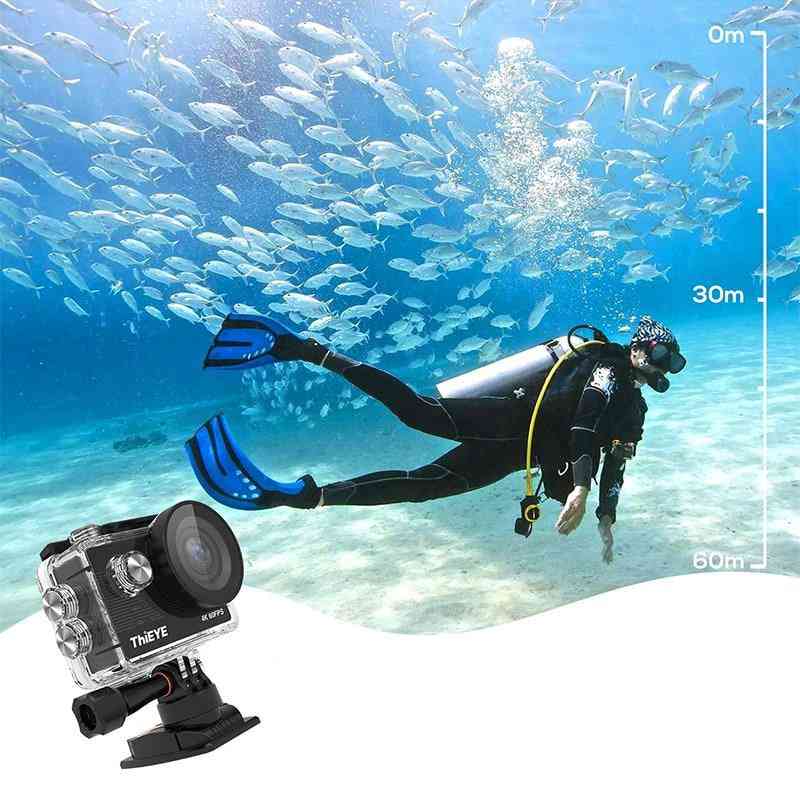4k 60fps T5 Pro Real Ultra Hd Touch Screen Wifi Action Camera With Remote Control