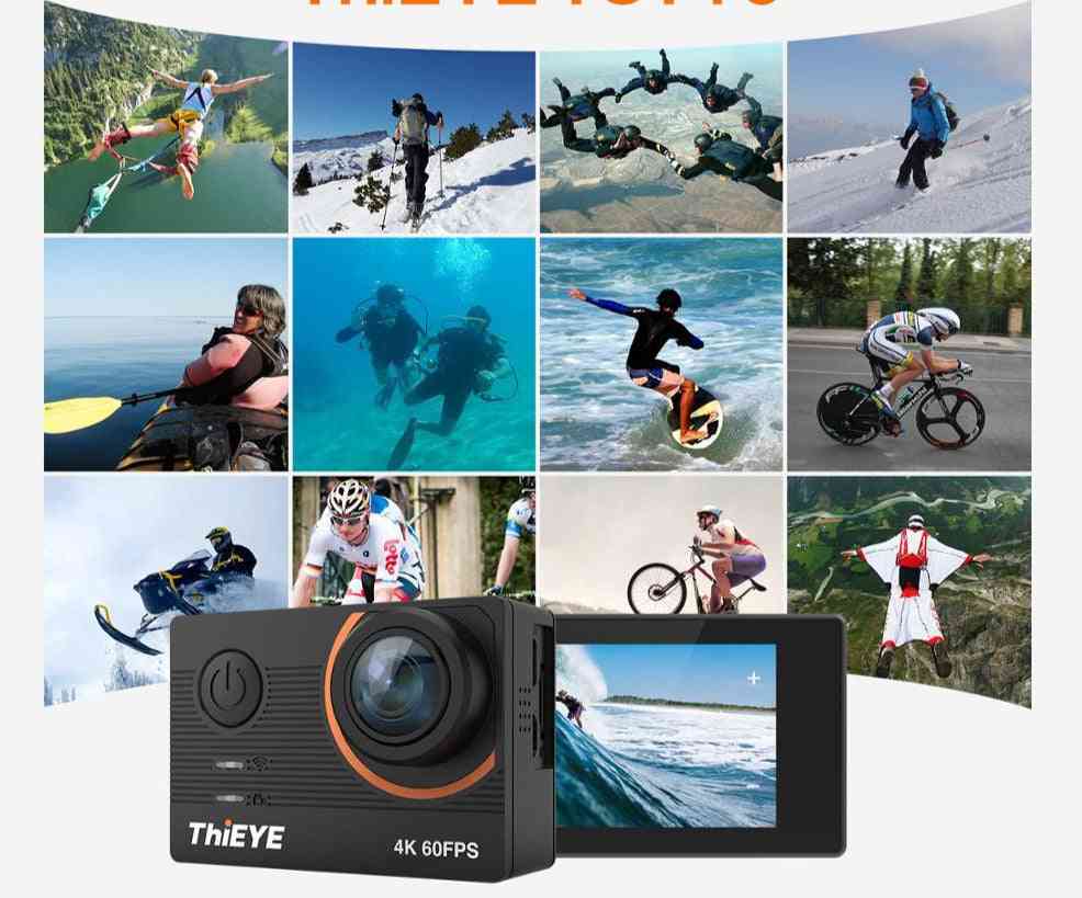 4k Ultra Hd  Action Camera , With 6 Axis Stabilizer And Remote Control