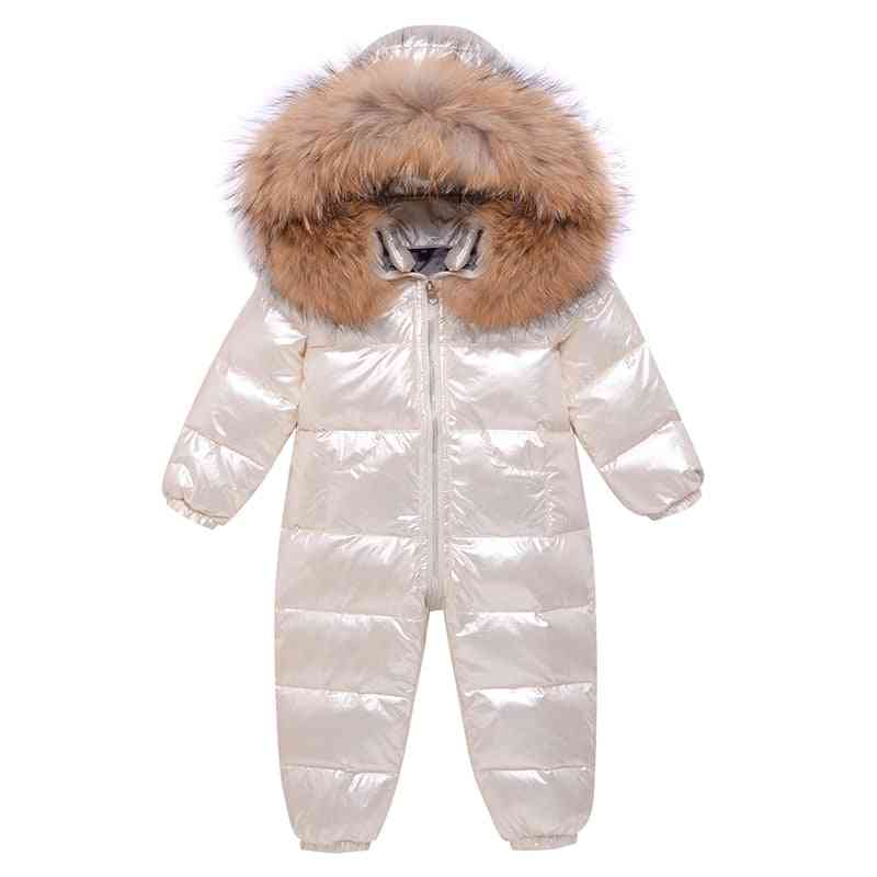 Winter Overalls Baby Clothing Clothes Snowsuit, Duck Down Jacket For Girl