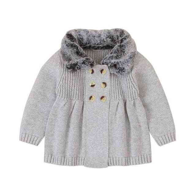 Baby Sweaters Cardigans Winter Warm Knitted - Newborn Jackets Coats Long Sleeve